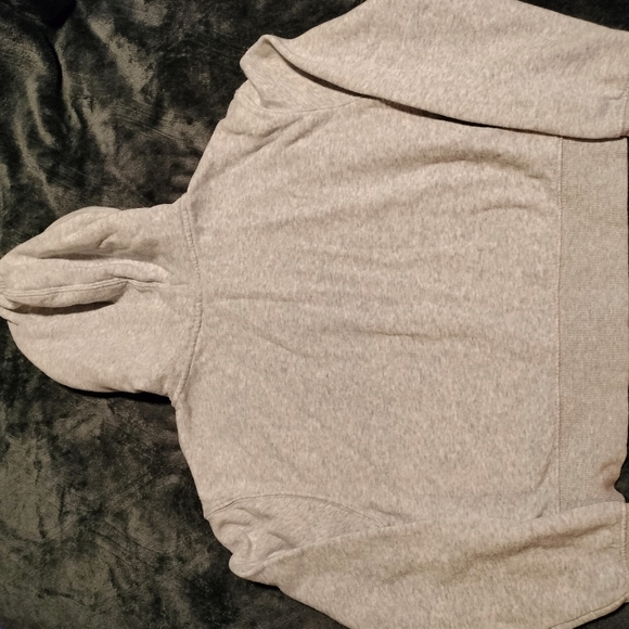 H&M Grey  Hoodie Zip Up Jacket Size 10-12 Good Condition NYC Logo - Picture 4 of 4